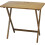 Mesa plegable de madera maciza (marrón) 1