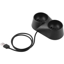 Base de carga doble para mandos de realidad virtual, diseño exquisito, carga dos mandos simultáneamente.
