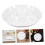 Plateau à légumes compartimenté en plastique KALLORY, blanc, 1 pièce 5