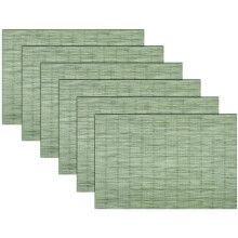 Countryside Platzsets, 6er-Set, gewebte, hitzebeständige Platzsets, waschbar, leicht zu reinigen, Tischsets für Esszimmer und Dekoration