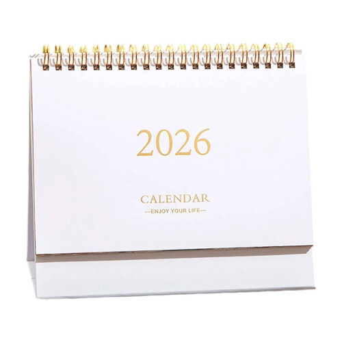 2026 Ημερολόγιο γραφείου με σημειωματάριο και σημειώσεις