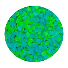 Glow-in-the-Dark Garden Pebbles (600 pcs, Blue) for Yard, Walkways, Aquarium, DIY Decor – Compatible with Outdoor & Indoor Use