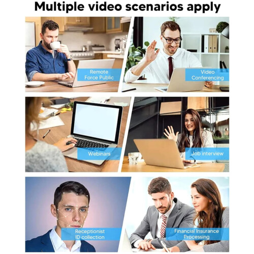 720P webcam USB-streamingcamera Autoocus-ontwerp voor werken op afstand 1