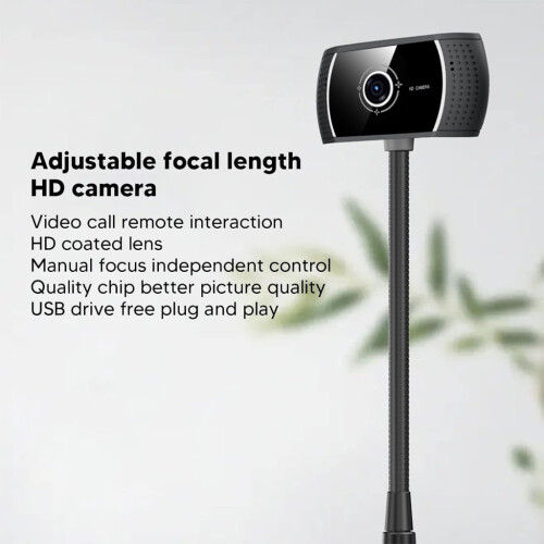 720P webcam USB-streamingcamera Autoocus-ontwerp voor werken op afstand 2