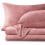 Σεντόνια Flannel Full Size Dusty Pink - Σετ σεντονιών από εξαιρετικά μαλακό φλις Fluffy Extra Plush, 4 1