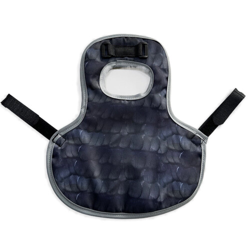 Creative Chicken Saddle for Hens – Feather Fixer & Back Protector, Elastic Fit, Fruit Pattern, Reusable & Washable 1