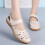 Γυναικεία διάτρητα δερμάτινα slip-on, αεριζόμενες μπαλαρίνες με τρύπα, άνετα 4