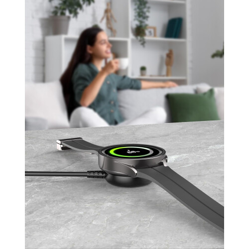 Μαγνητικός φορτιστής USB για Samsung Galaxy Watch (7/6/6Classic/5/5Pro/4/4Classic/3/Active/Ultra/FE) – 3,3 πόδια/1 μ. 1