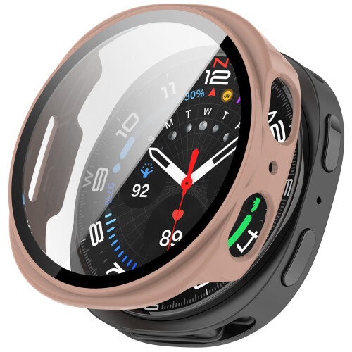 Full Coverage Protective with Tempered Glass Screen Protector Compatible for Galaxy Watch 8 40mm Smartwatch Accessories