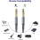 Καλώδιο οργάνου TRS 1/4" 20ft2-Pack, καλώδιο στερεοφωνικού ήχου 6,35 mm για κιθάρα, μπάσο, 3