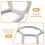 Gas Stove Rack Set, Multi-Functional and, 2 Pieces for Kitchen Use 5