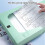 High-Capacity Document Organizer Box with Label Window, 23.2x31.6x3.5cm, for Reports & Contracts, Office Storage with Handle 4