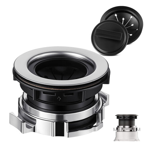 Waste Disposer Part Flange Drain Lock Nut Replacement Garbage Disposal Practical Easy Installation Leakproof 1