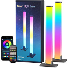 Bară luminoasă RGB cu sincronizare muzicală, 213 moduri, 3 opțiuni de control