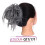 Chignon décoiffé, postiche, chouchou élastique en cheveux synthétiques, extension de queue de cheval 2