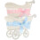 2 τεμάχια καλάθια με γλυκά για baby shower, καλάθι δώρων, διακόσμηση γάμου με υφαντά 1