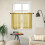Linen-Look Cafe Curtains Yellow 2530 Inch 2-Pack 5
