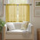 Linen-Look Cafe Curtains Yellow 2530 Inch 2-Pack 6