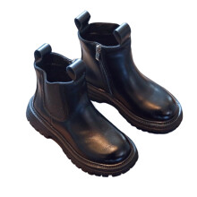 Toddler Boots,Girls Glitter Pearl Ankle Boots British Style Short Boots Fall Winter Leather,Girl Boots,10-10.5 Years,Black