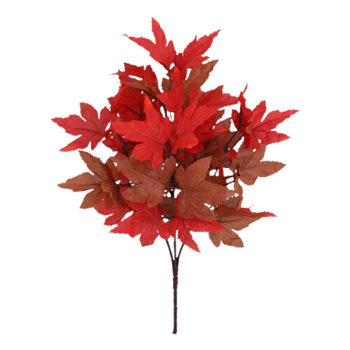 Ramuri artificiale de arțar 54 cm, tulpini artificiale de toamnă