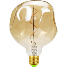 Ampoule LED Edison, 4W E27 à vis, ampoule LED à filament spiralé de style globe, ampoule décorative pour chambre ou mariage