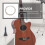 1Set Nylon Classical Guitar Replacement White Acoustic Guitar for Professional Use 4