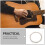 1Set Nylon Classical Guitar Replacement White Acoustic Guitar for Professional Use 6