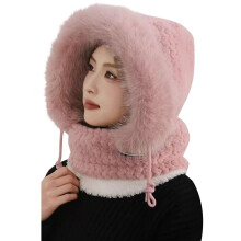 Čiapka 3v1 Beanie, útulná čiapka, dámska móda, doplnky, rúška, lyžovanie, dámske čiapky, svetloružová