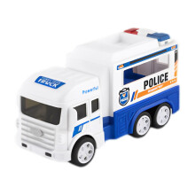 Camion de chantier miniature à friction, jouet idéal pour les petits garçons et les enfants. Cadeau parfait pour les fêtes et les anniversaires.