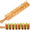 Bamboo taco holder wooden display stand 1 piece 1
