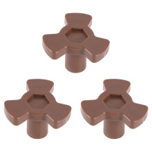 Green Microwave Turntable Coupler 4PCS Plastic Rotating Core for Microwave Oven Use 0.8cm Diameter
