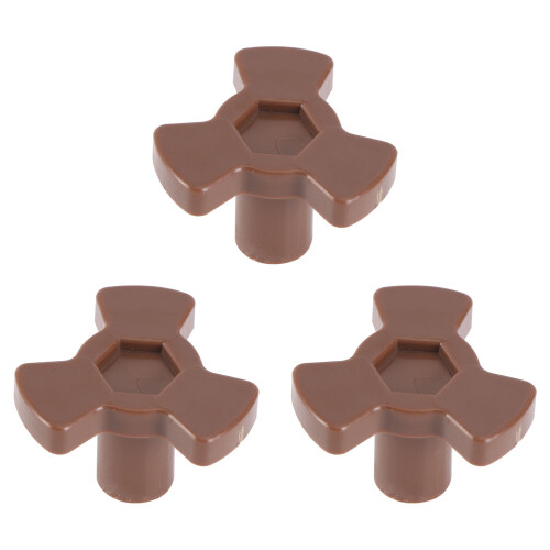 Mikrowellen-Drehtellerkupplung, 4er-Pack, Kunststoff, Y-Form