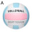 Επίσημο μέγεθος 5Volleyball - Αδιάβροχο υλικό PVC, εσωτερική και εξωτερική χρήση, 1