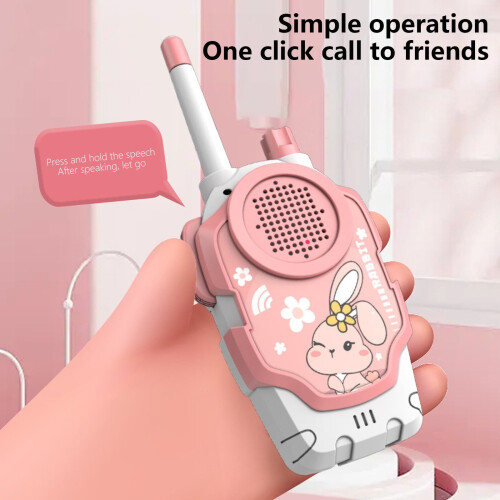 Παιδικά Walkie Talkie, Συσκευασία 2 Ασύρματων, Εμβέλεια 200 μέτρων, Ελαφρύ Πλαστικό ABS, 1