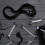 Sort PE-flettet spline-stolvev-erstatningssett 7
