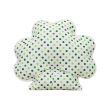St. Patrick's Day Shamrock Shaped Pillow, 15.7X15.7" Green Lucky Clover Decorative Cushion Throw Pillow for Sofa, Bedroom & Farmhouse Decor