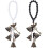2 Witch Bell Door Hangers – Handmade Wiccan Wind Chimes 2