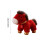Peluche cheval marron 25 cm (9,8 pouces) 1 pièce 3