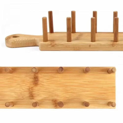 Ξύλινη θήκη για τάκος από μπαμπού, βάση για τάκος, δίσκος για πιάτα Burrito, θήκη για 1