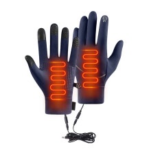 1 Pcs Heated Gloves Liners& Hand Warmer for Men Women, Pouch with Fast Heating Battery, Modes, Waterproof Touchscreen(XL)
