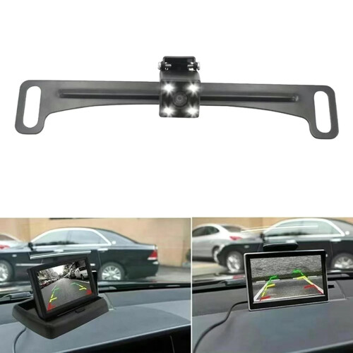 Caméra de recul pour voiture, support de plaque d'immatriculation, outil d'installation (sans caméra) 1