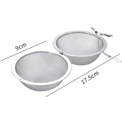 2-Pack Stainless Steel Tea Ball Infuser, 3.5 in 1