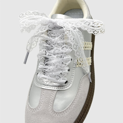 1 paire de lacets élégants pour baskets et chaussures décontractées, largeur 3 cm 2