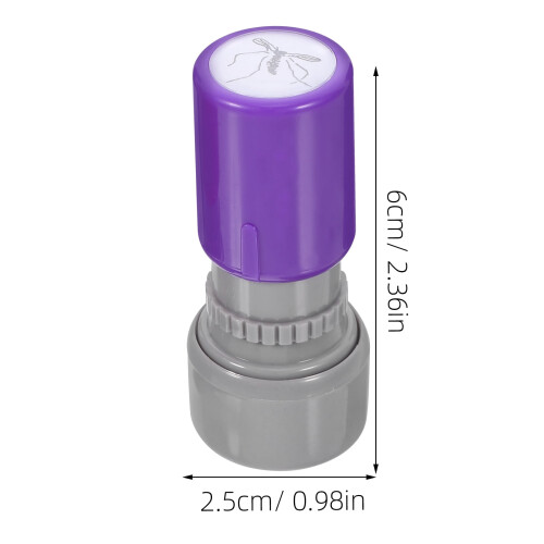 2Pcs Funny Mosquito Stamp Prank Prop Durable Plastic Material for Party Tricks 1