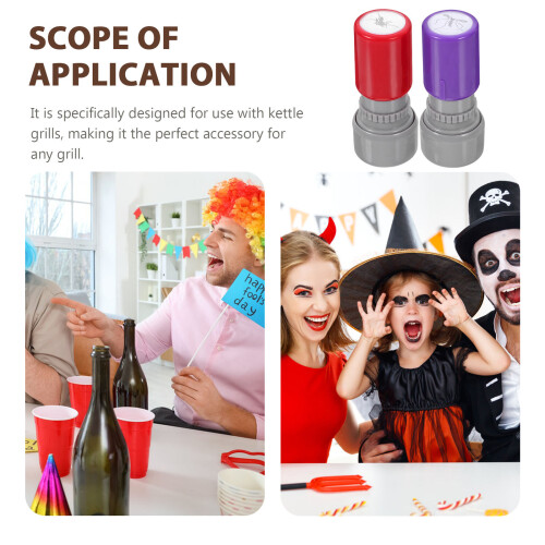 2Pcs Funny Mosquito Stamp Prank Prop Durable Plastic Material for Party Tricks 2