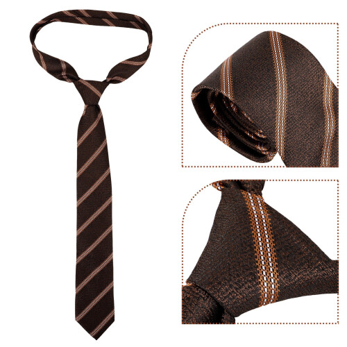 Kostymslips Affärsdesign Multi Polyester 1Set Högtidskläder för Herrslips 2