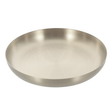 Plateau de service froid en acier inoxydable argenté (1 pièce) pour mariages, 20 x 20 x 3 cm (7,86 x 7,86 x 1,18 po)