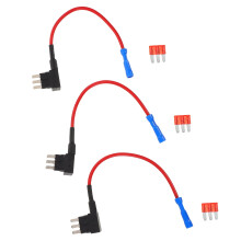 Kit de 3 blocs de fusibles et de prises de fusibles pour automobile, permettant une modification et une extension fiables du circuit électrique.