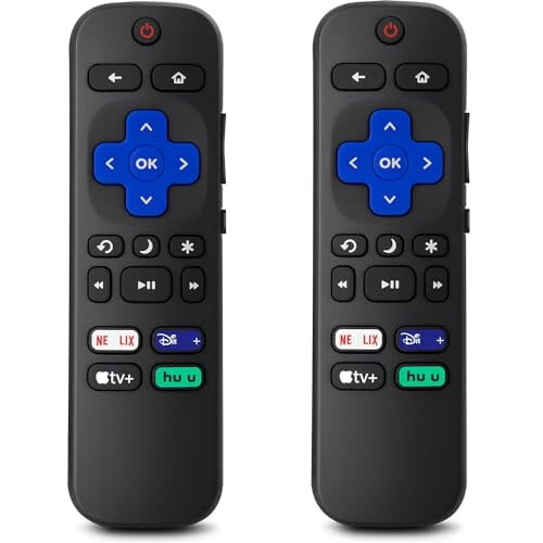 Ανταλλακτικά τηλεχειριστηρίων Roku TV σε πακέτο 2 τεμαχίων, συμβατά με τηλεοράσεις