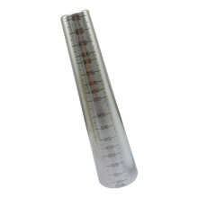 Mandril de aço inoxidável para pulseiras com medidas gravadas, ideal para joalheiros profissionais e trabalhos manuais.